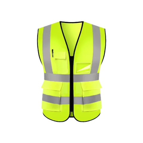 Gilet de sécurité personnalisé pour chantier et personnel technique - Walo Print, expert en vêtements professionnels au Sénégal