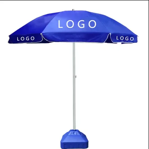 Parapluies personnalisés avec impression de logo - Conception et impression de stands publicitaires personnalisés à Dakar - Walo Print, expert en supports événementiels au Sénégal